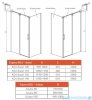 Radaway Espera KDJ S Ścianka boczna 100 prawa szkło przejrzyste 380140-01R